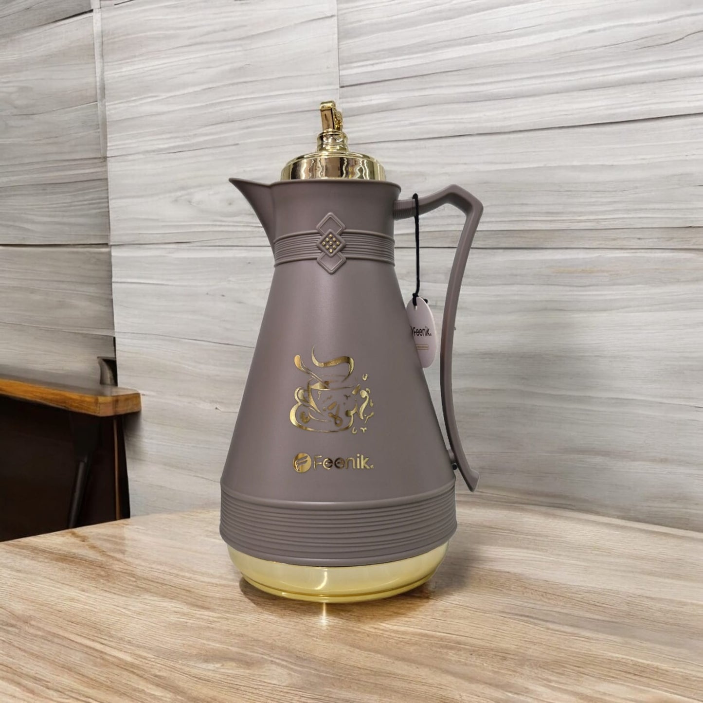 Thermos Flask 2L Glass work inside-Grey