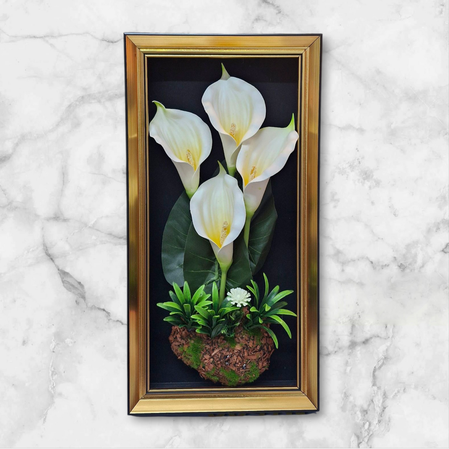 Flower with Wall Frame