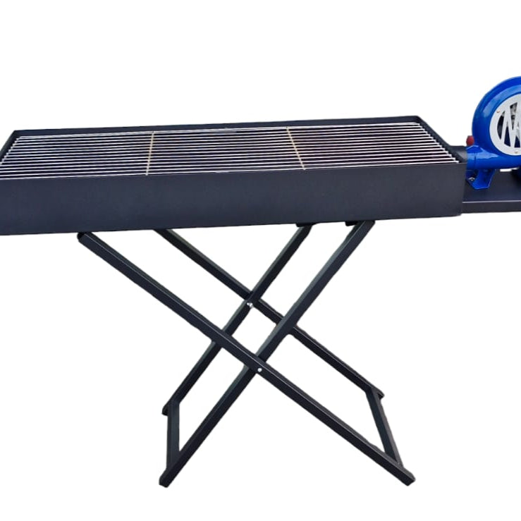 Charcoal BBQ Grill with blower fan
