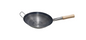 32CM Thickened Stainless Steel Wok. Wooden Handle