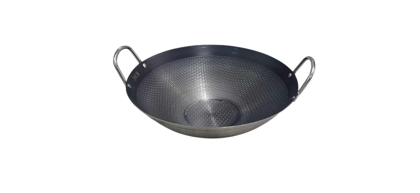 36CM Thickened Stainless steel wok