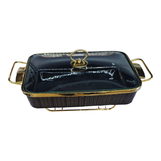 Elegant Ceramic Chafing Dish 13"