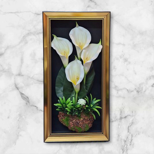 Flower with Wall Frame